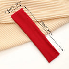 European And American Hot Solid Color Hair Band High Elastic Sports