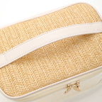 Large capacity PVC straw makeup bag for women,Portable travel toiletry bags, cosmetics portable storage bags, lightweight makeup bags, - SJB-DIAMOND ELITES
