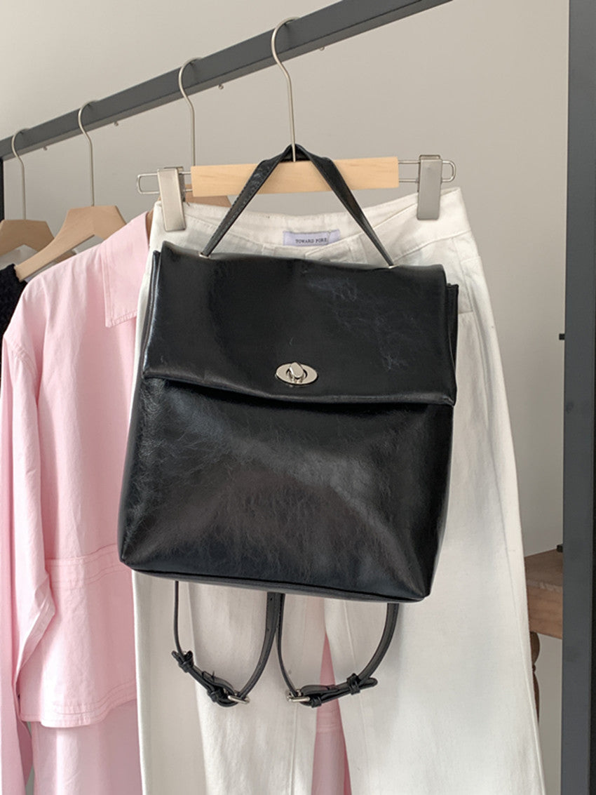 Big backpack female, autumn and winter silver large capacity backpack purse, commuter versatile college backpack - SJB-DIAMOND ELITES