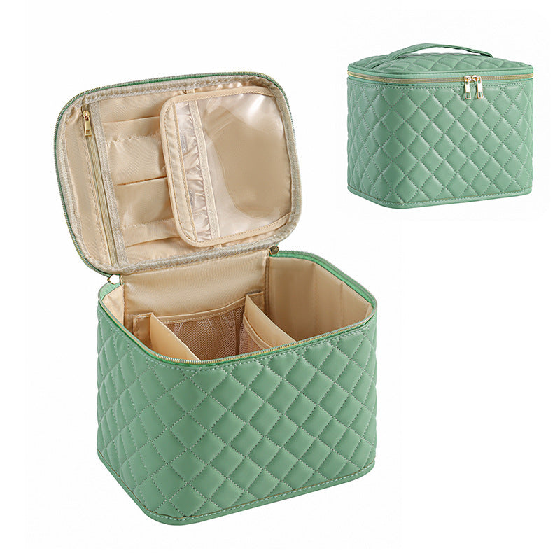Cosmetic bag large capacity, travel portable cosmetic bag, waterproof multi-functional partition storage bag, large makeup bag,Travel makeup bag,Makeup bag organizers, - SJB-DIAMOND ELITES