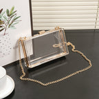 Acrylic Women's Bags, Small Square Bags, Transparent Box Bags, Dinner Bags. Evening Purse, Evening Bags for Women Formal, Clutch Purse, Dinner Purse, Clutch Purse Casual, - SJB-DIAMOND ELITES