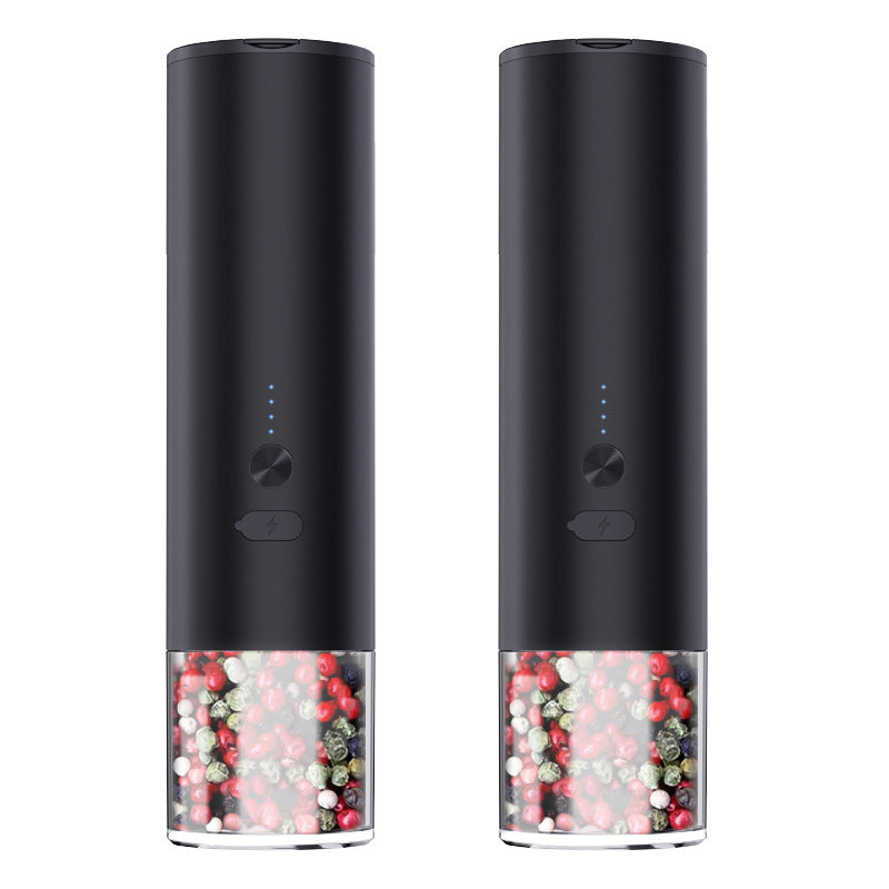 Electric Food Corn Soybean Salt And Pepper Grinder Mill Machine Rechargeable Electric Pepper And Salt Grinder Set With LED Kitchen Gadgets Pi-Mart