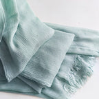 Cotton Tassel Hijab | Crepe Tassel Hijab (MH086)