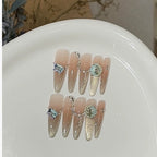 1034- Handmade press on nails fake nails removable