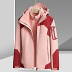 Three-in-one Removable Liner With Velvet Thickening Windproof Waterproof Jacket Pi-Mart