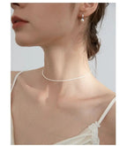 Necklace Female Clavicle Chain Starry Sterling Silver Necklace Lootquake LLC