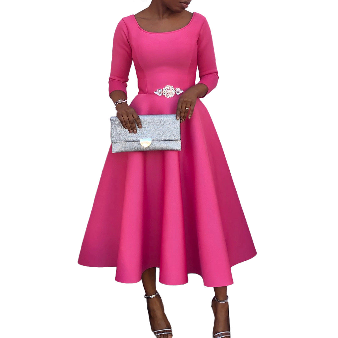Fashion Women's Wear Large Swing Dress Pi-Mart
