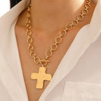 European And American Cross Alloy Pendant Necklace Lootquake LLC