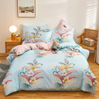 Cotton Duvet Cover One-piece Wholesale Pure Single Double Student Dormitory Bed Sheet Four-piece Set Pi-Mart