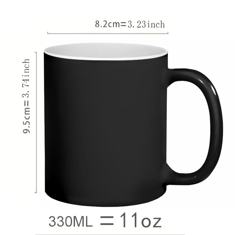 Black Cat Gradient Color Affordable Luxury Style Mug Pi-Mart