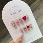1022- Handmade press on nails fake nails removable