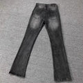 Two-color Bronzing Brush Wax Wash Distressed Micro-elastic Horn Jeans For Men Lootquake LLC
