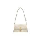 Small beige shoulder bag, bag women glacier white armpit bag, commuter top handle bag, versatile hobo bag for women