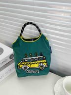 Leisure bag women's summer light cloth bag, large capacity shoulder tote bag, class commuter shoulder bag - SJB-DIAMOND ELITES