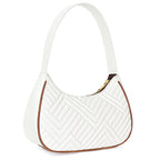Quilted embroidered plaid armpit women's bags, women's hobo bags, small hobo bags for women, - SJB-DIAMOND ELITES