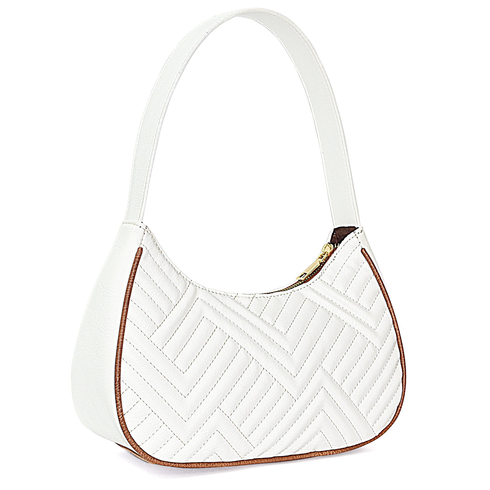 Quilted embroidered plaid armpit women's bags, women's hobo bags, small hobo bags for women, - SJB-DIAMOND ELITES