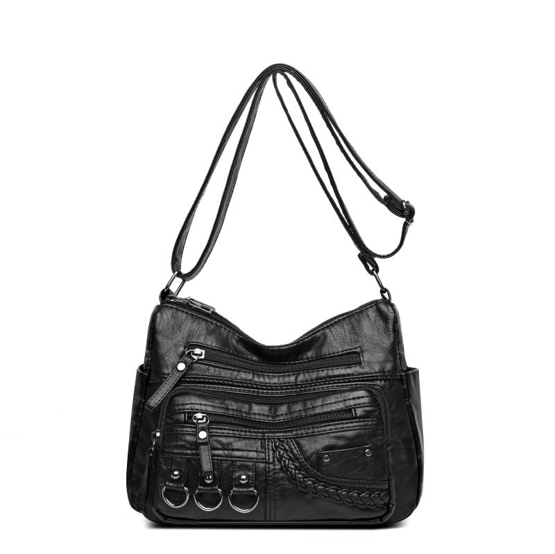 Women's Fashion Casual Soft Leather Bag Pi-Mart