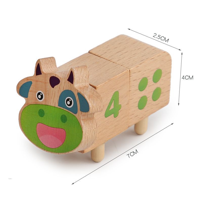 Fun Montessori Teaching Aids Children's Early Education Puzzle Pi-Mart