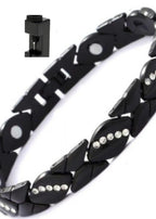 MAC083 Leaf Brushed Creative Magnet Bracelet - SJB-DIAMOND ELITES
