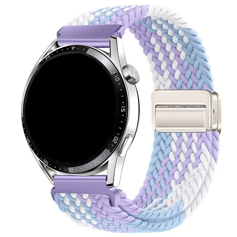 Metal Magnetic Buckle Nylon Braided Stretch Strap - SJB-DIAMOND ELITES