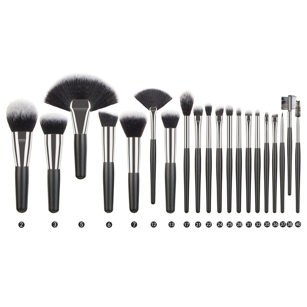 Animal Hair Makeup Brush Full Set Pi-Mart