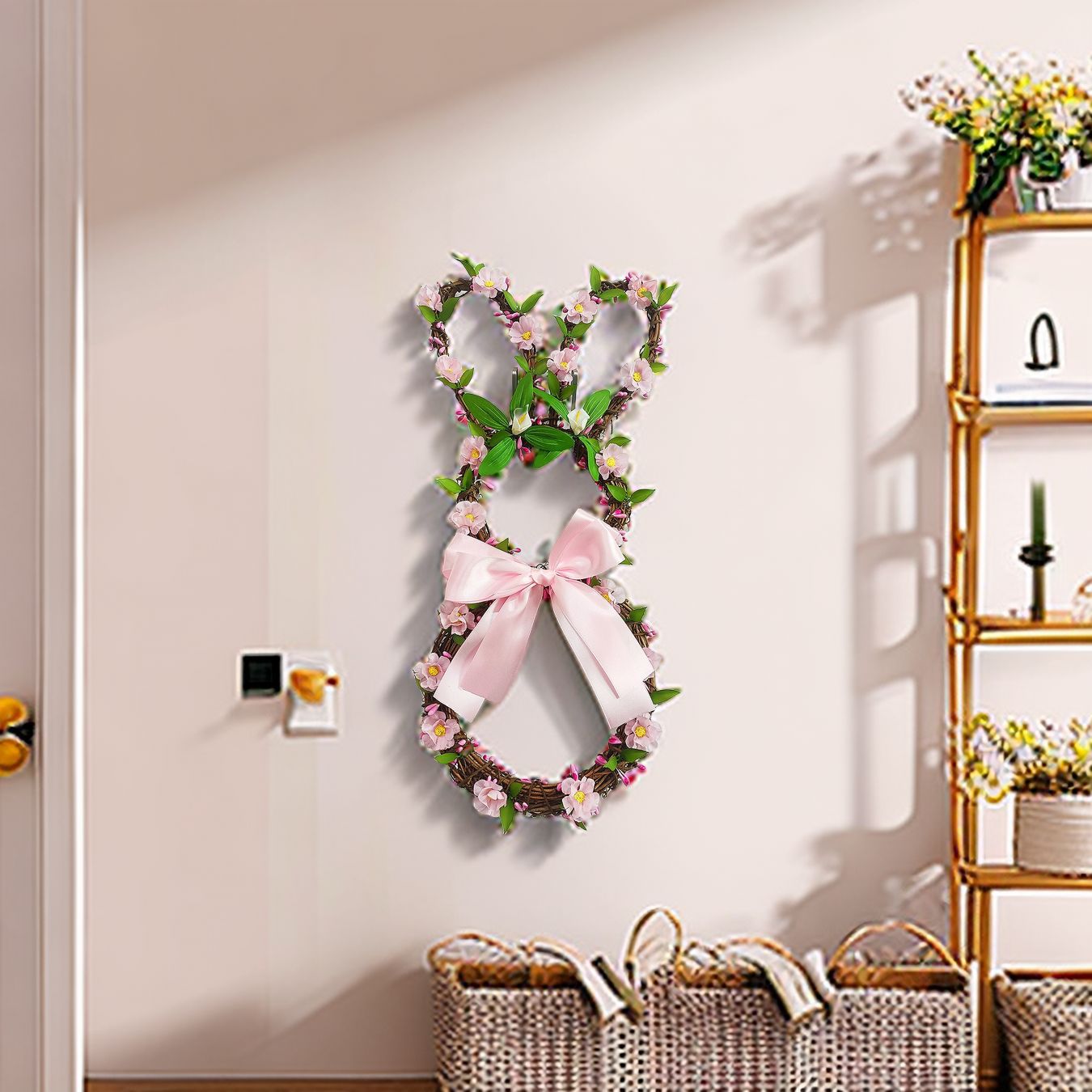Easter Rabbit Garland Home Decoration Pendant Pi-Mart