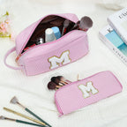 Travel Makeup Bag, Chenier Striped Makeup Bag, 2 in 1 lightweight makeup bags,Makeup bags, travel makeup bags,Makeup bag organizers,Makeup bags, small - SJB-DIAMOND ELITES
