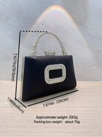Gold Clutch Silver Clutch Purses Ladies Evening bag Party Dinner Bag - SJB-DIAMOND ELITES
