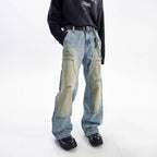 American Style Washed-out Vintage Straight Casual Loose Jeans Lootquake LLC