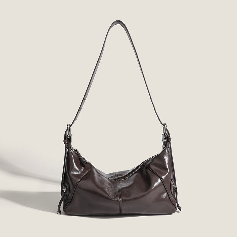 Small hobo bags for women Retro locomotive armpit bag, versatile shoulder handbag - SJB-DIAMOND ELITES