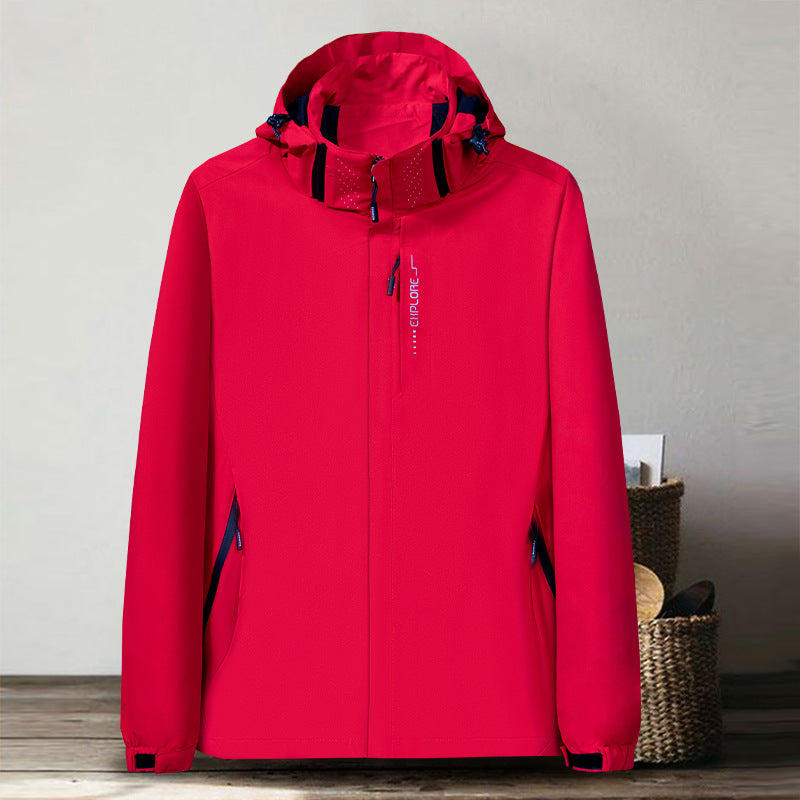 Thin Shell Jacket Waterproof Windbreaker Jacket Pi-Mart