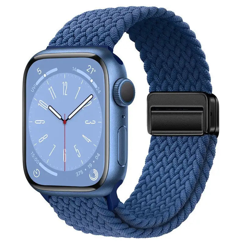 Metal Magnetic Buckle Nylon Braided Stretch Strap - SJB-DIAMOND ELITES