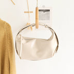 Casual soft texture underarm bag, minimalist commuter shoulder bag women, versatile hobo small square bag