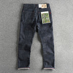 Heavy 14oz Bamboo High Cotton American Retro Jeans Men Lootquake LLC