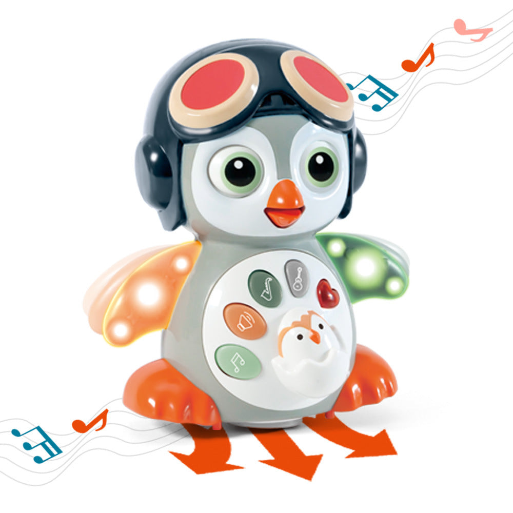 Electric Universal Light Music Swing Dancing Penguin Toys Pi-Mart