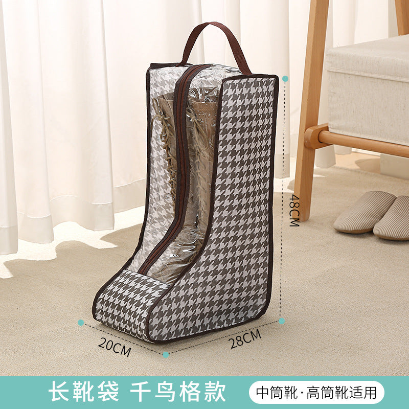 shoe storage bag, multi-functional tote transparent shoe bag, dust-proof and moisture-proof shoe bag, long boots and short boots protective bag. - SJB-DIAMOND ELITES