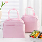 Letter pattern printed thermal insulation bag, lunch box bag, tote aluminum foil ice bag, lunch storage picnic bag, fresh-keeping bag - SJB-DIAMOND ELITES