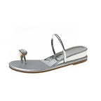 Rhinestone Beach Flip Flops - Glam Sandals | Femstylo