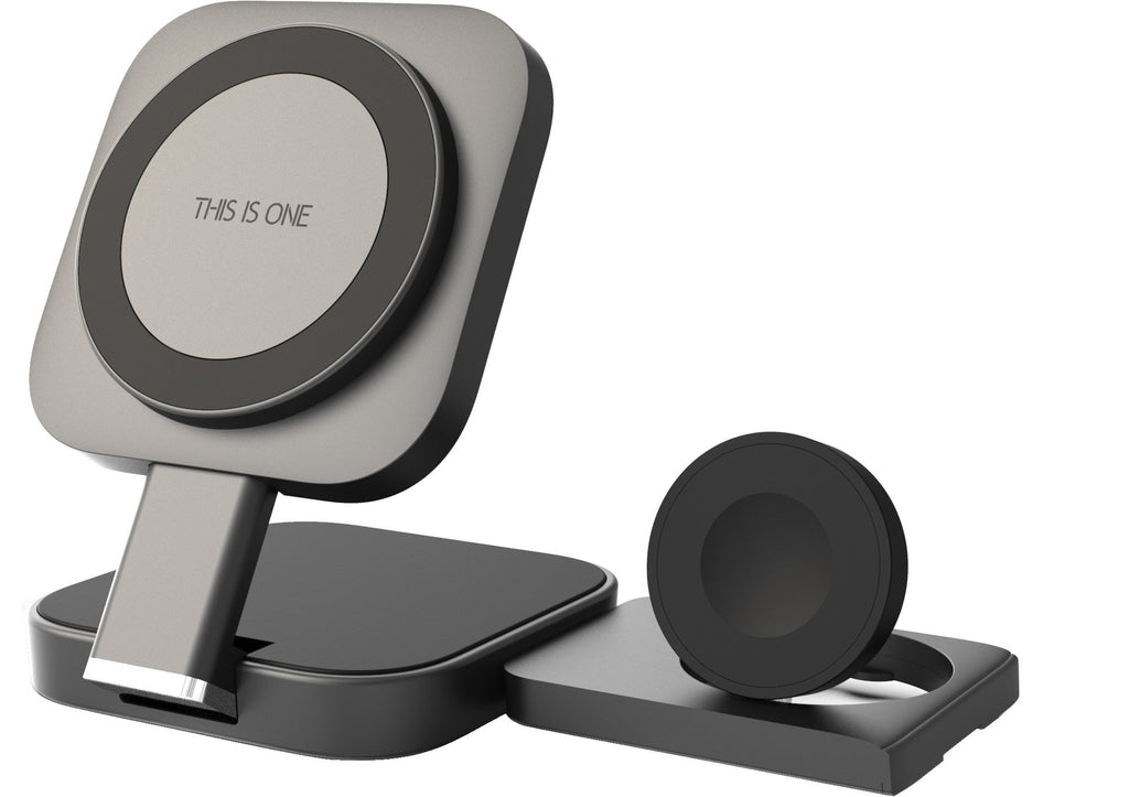 Desktop Three-in-one Wireless Charger Magnetic Suction Pi-Mart