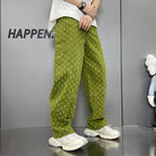 Loose Straight Washed Denim Large Pocket Pants Trendy Lootquake LLC