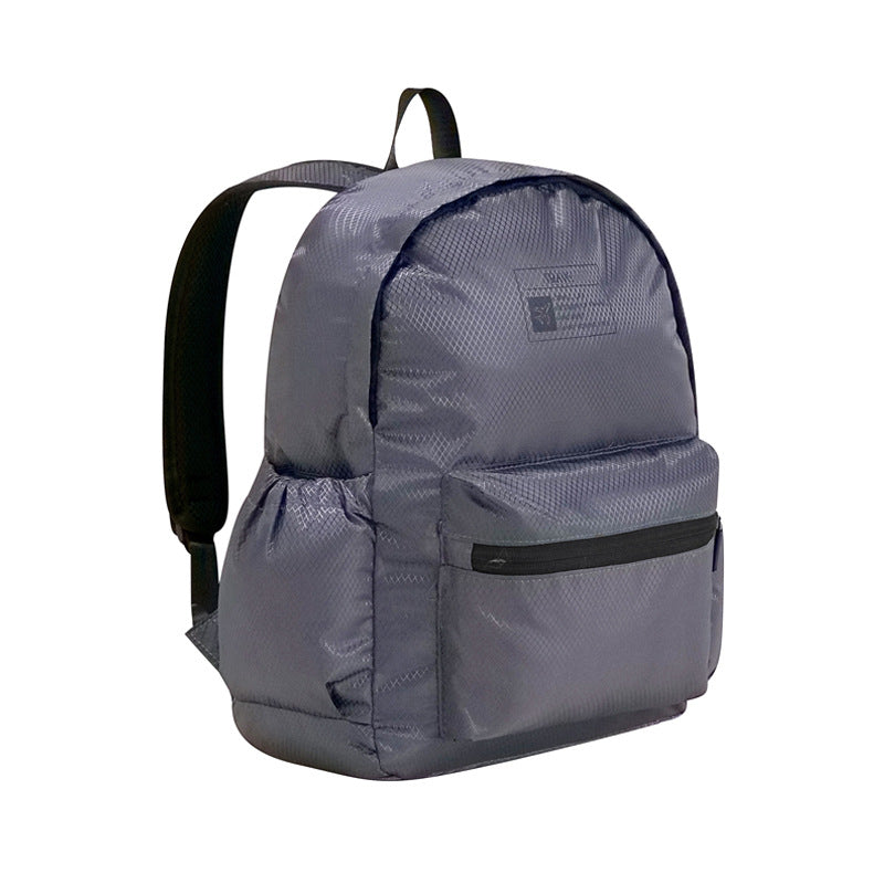Foldable backpack, simple large capacity travel backpack female, waterproof storage backpack purse, casual polyester clothing storage backpack purse lightweight - SJB-DIAMOND ELITES
