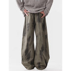 Loose Street Pleated Dirty Dyed Cargo Jeans Lootquake LLC