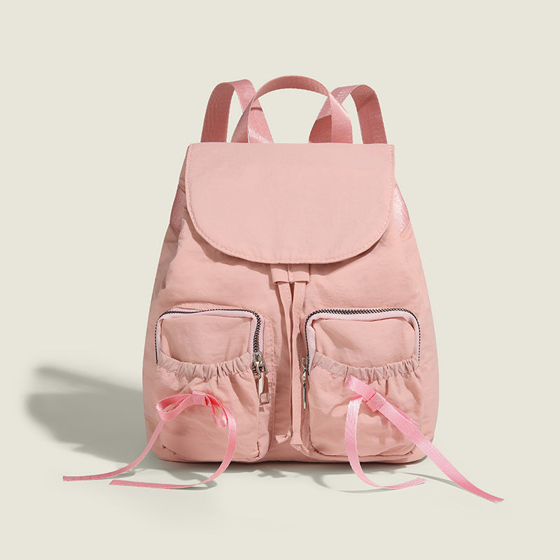 Lightweight Nylon Backpack, Summer Academy Casual backpack purse, Nylon Backpack - SJB-DIAMOND ELITES