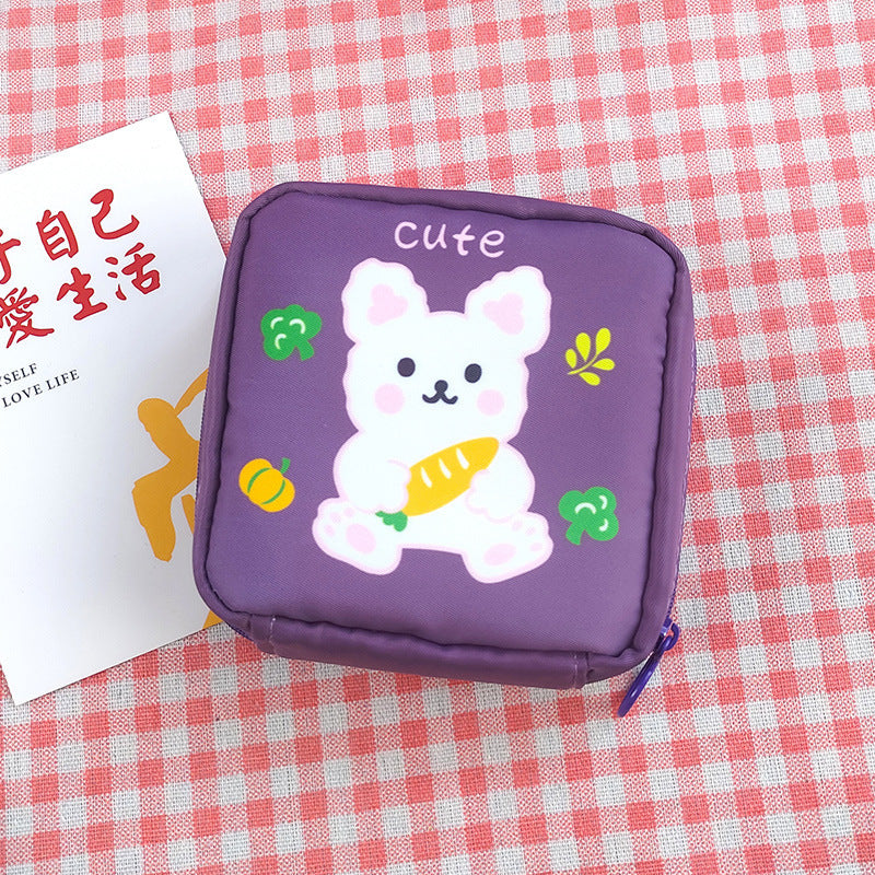 Period Bag for Women, Cute Sanitary Napkin Storage Bag, Portable Period Pouch, Sanitary Pads Bag,Tampons Holder for Purse - SJB-DIAMOND ELITES