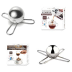 Stainless Steel Bracket Round Spherical Coffee Drink Cooling Tool Pi-Mart