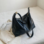 Hobo bag for women, solid color fashion large capacity shoulder bag, crossbody bag casual versatile commuter tote bag - SJB-DIAMOND ELITES