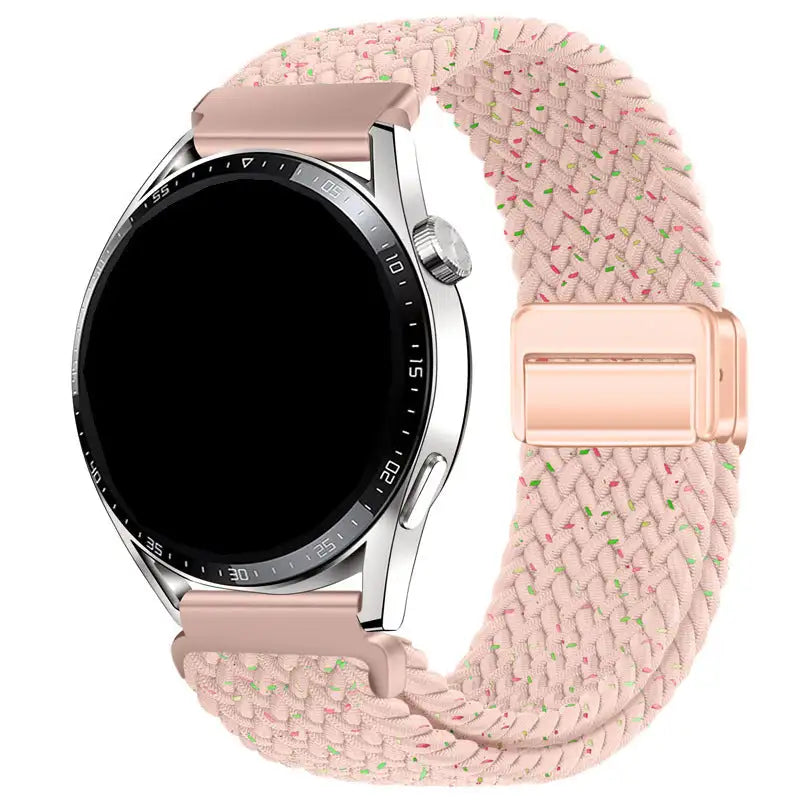 Metal Magnetic Buckle Nylon Braided Stretch Strap - SJB-DIAMOND ELITES