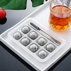 Stainless Steel Ice Particles Whisky Stone Bar Whiskey Cooling Wine Set Can Be Recycled Pi-Mart