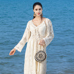 Small round wooden bead bag, hand-woven bag, women's seaside vacation beach bag, beaded small handbag - SJB-DIAMOND ELITES