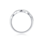 S925 Silver Moissanite Closed Ring Pi-Mart